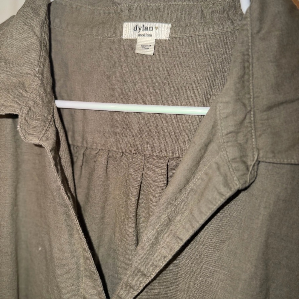 Dylan Casual Button Down in Olive - image 2